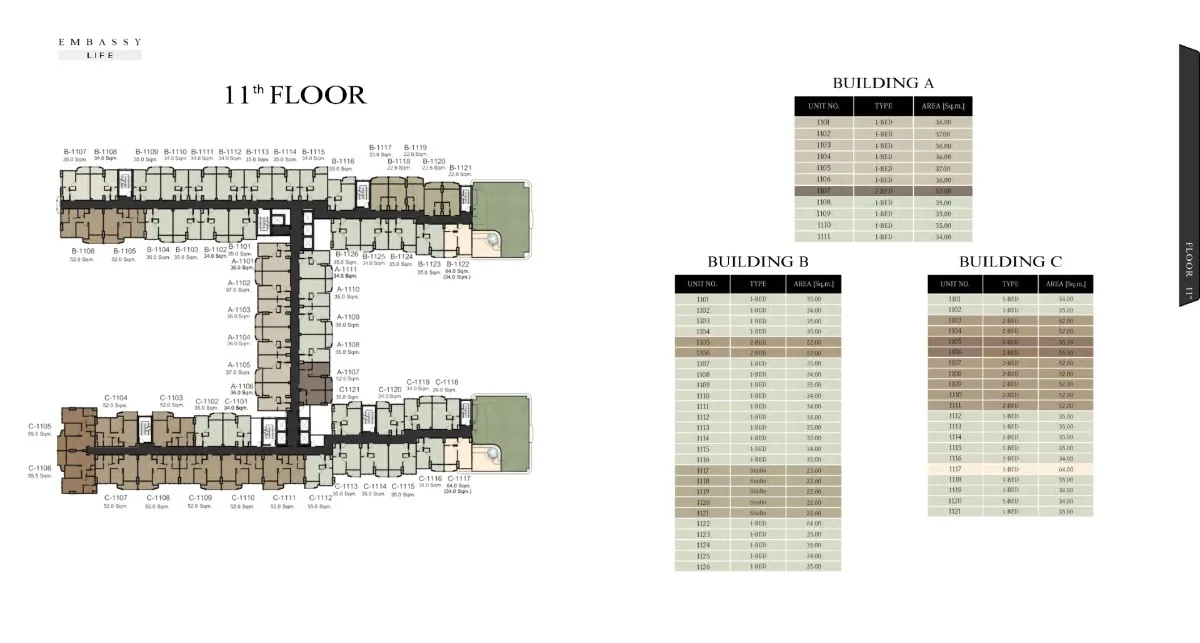 Embassy Life Floor Plan 11