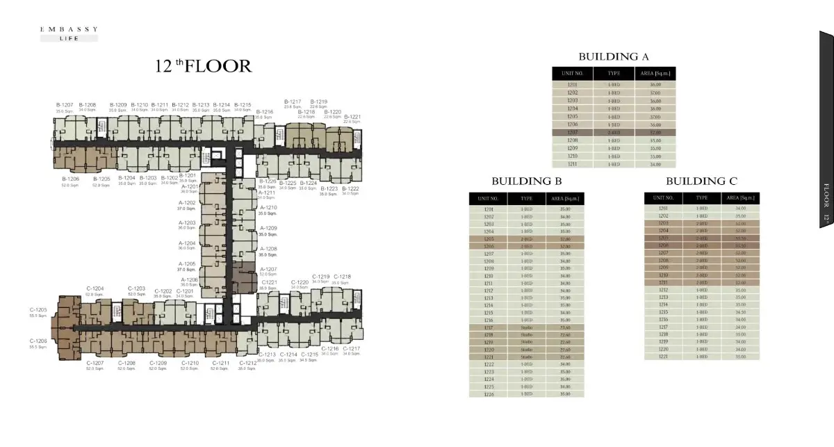 Embassy Life Floor Plan 12