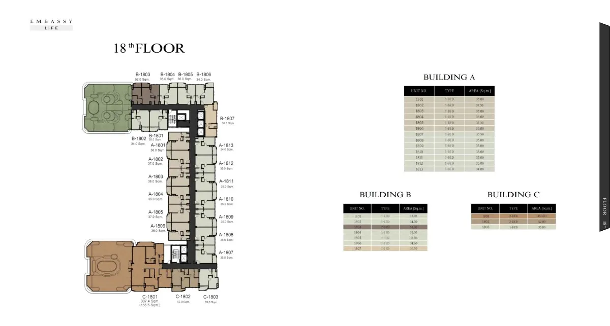 Embassy Life Floor Plan 18