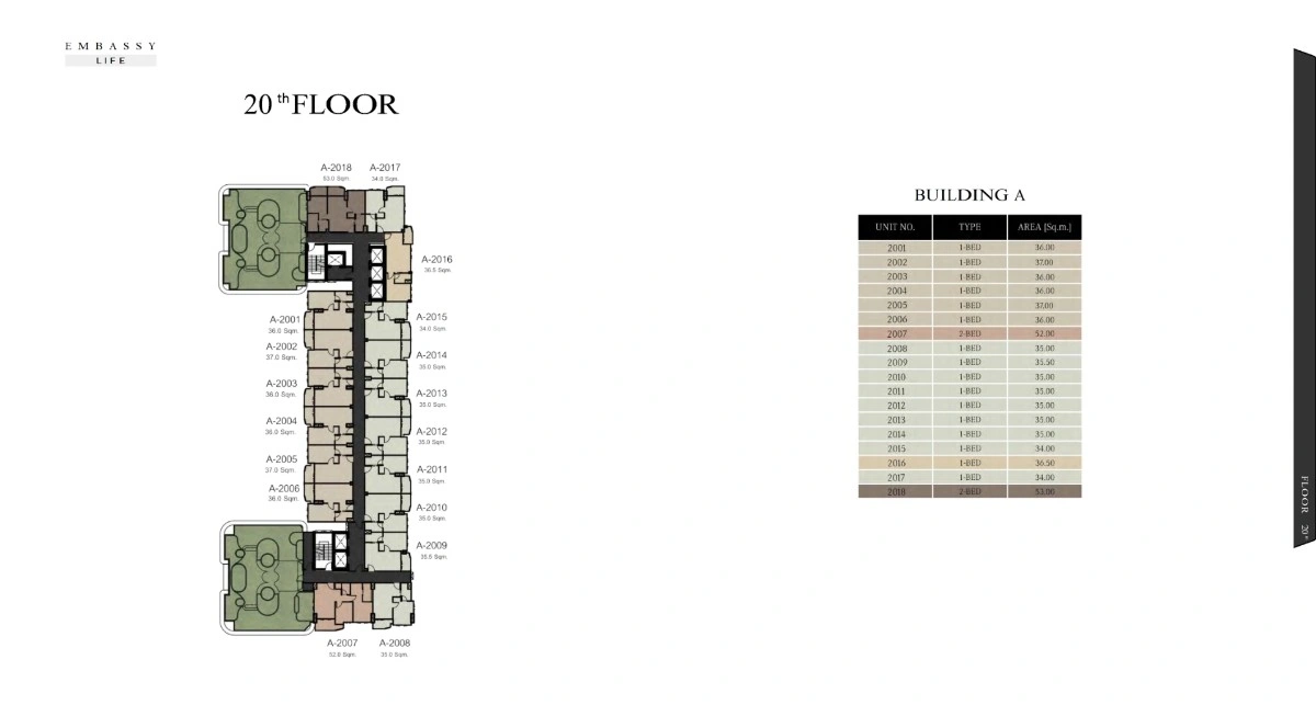 Embassy Life Floor Plan 20