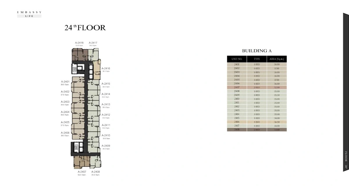 Embassy Life Floor Plan 24
