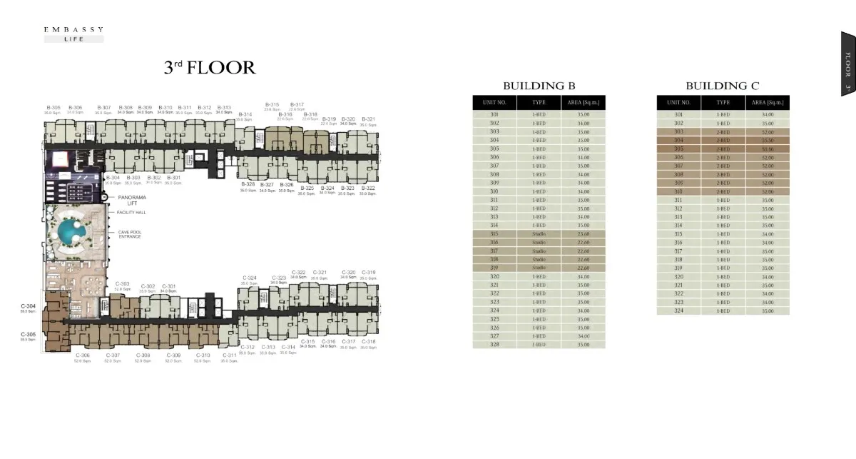 Embassy Life Floor Plan 3