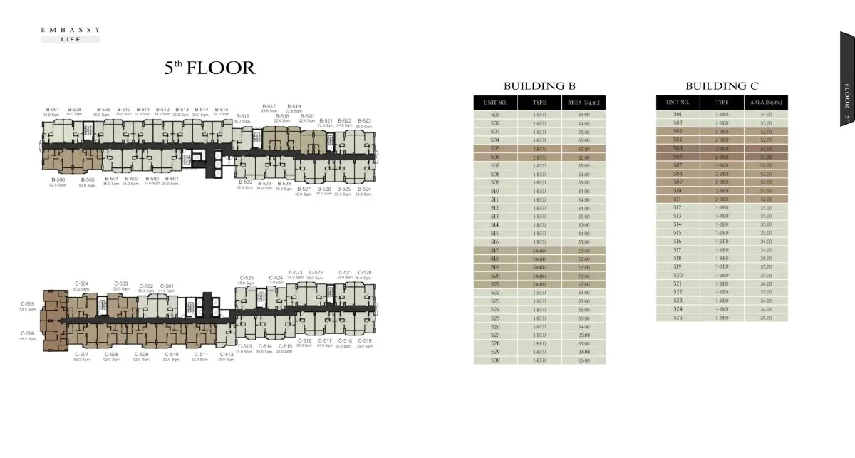 Embassy Life Floor Plan 5
