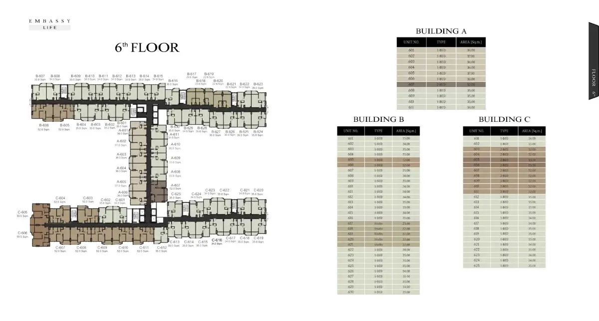 Embassy Life Floor Plan 6
