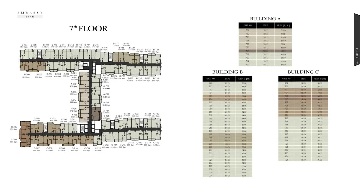 Embassy Life Floor Plan 7