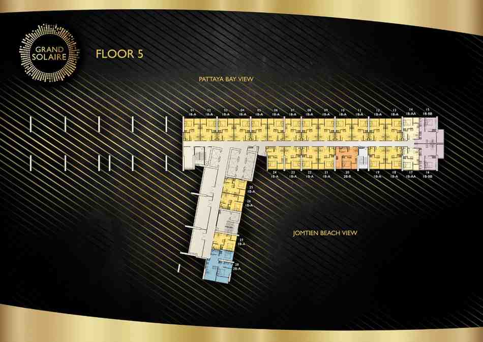Grand Solaire 1 Bedroom Plan