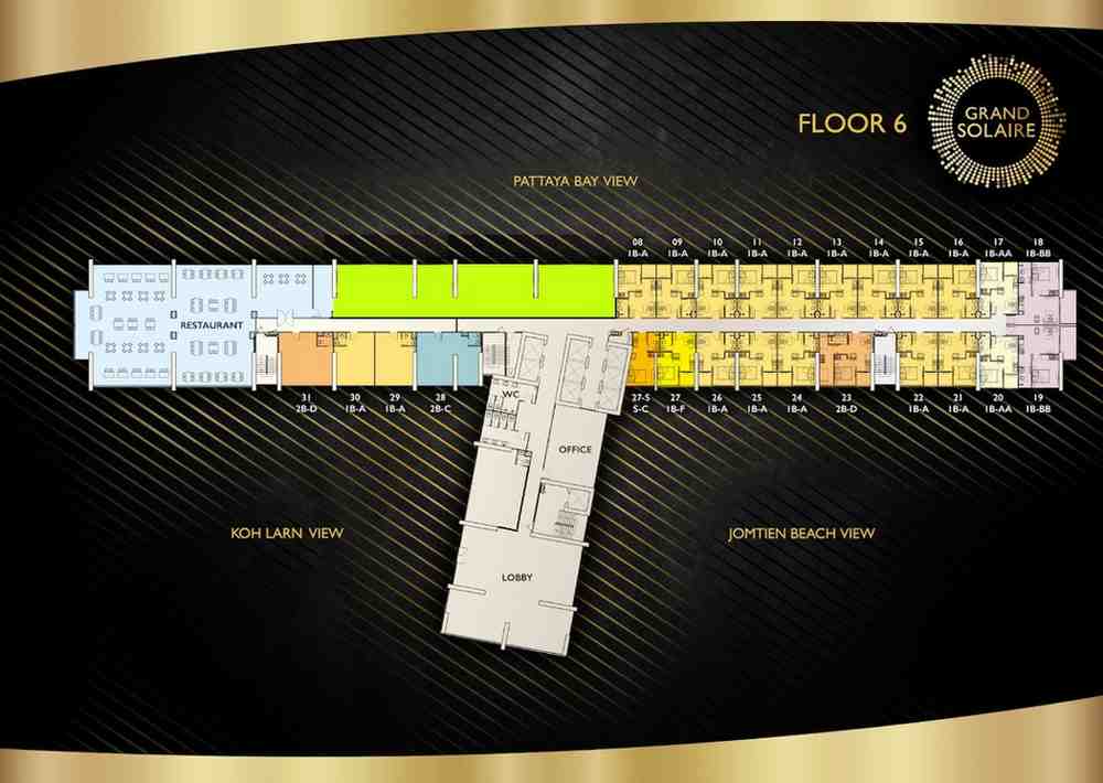 Grand Solaire 2 Bedroom Plan