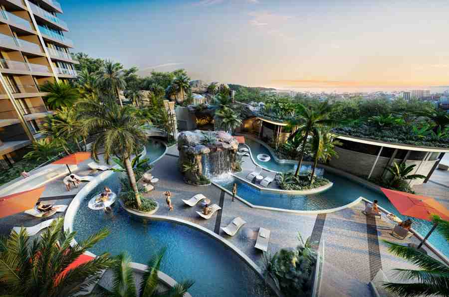 Grand Solaire Noble Garden Pool Day