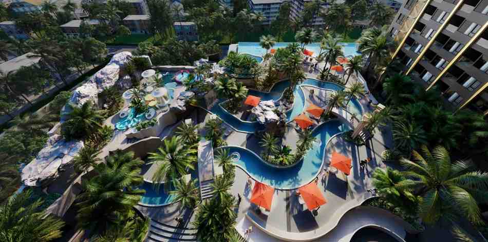 Grand Solaire Noble Garden Pool Overview