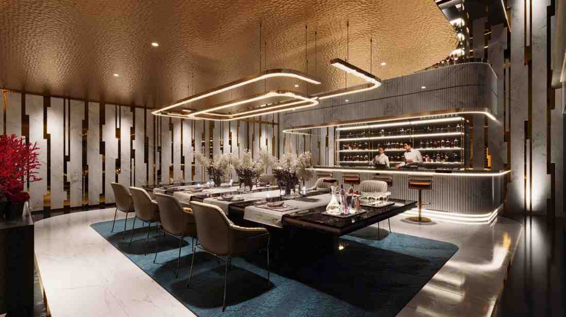 Grand Solaire Noble Dining Party Lounge