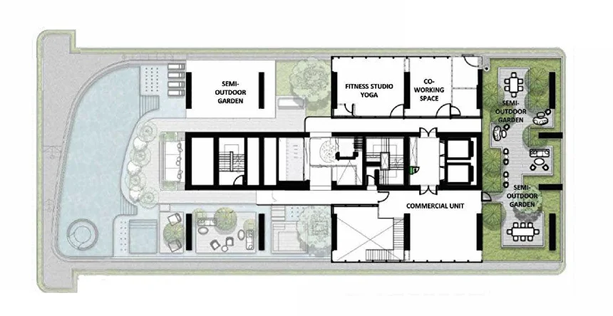 Once Wongamat Floor Plan 2
