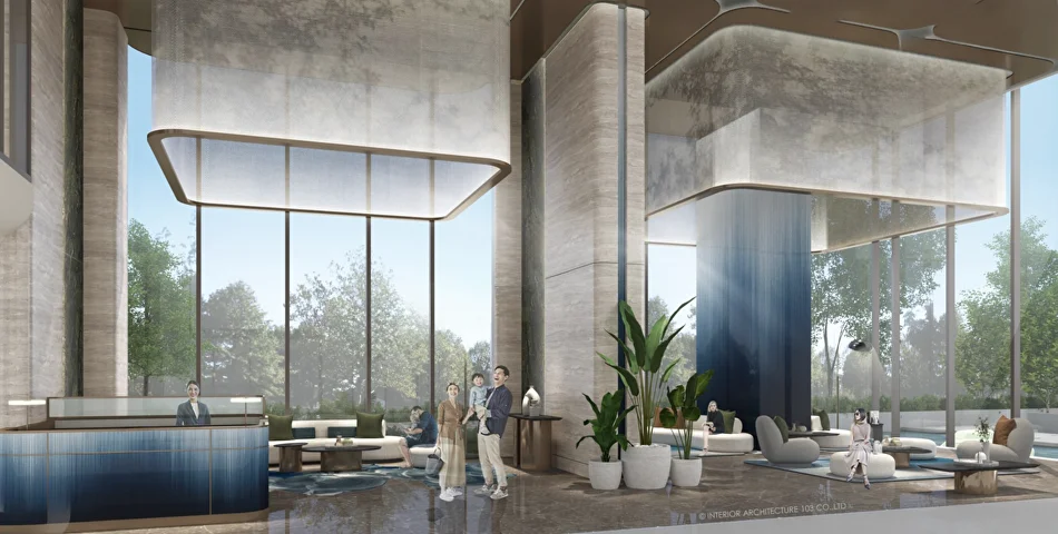 Grand Double-Volume Lobby