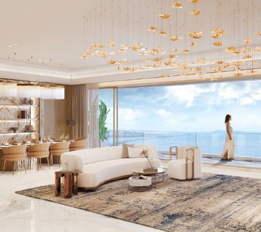 Lodha Aureus Living Area