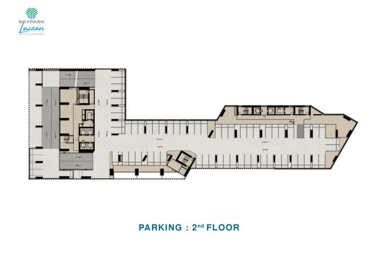 Skypark Lucean 2nd Parking Floor Plan