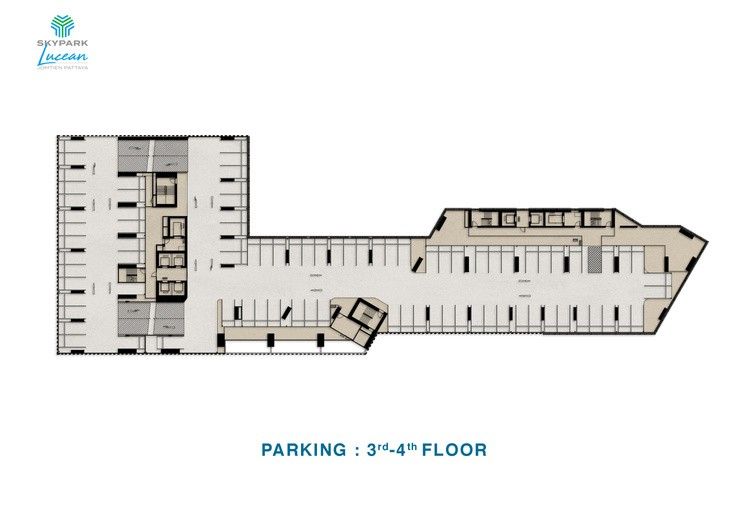 Skypark Lucean 3rd-4th Parking Floor Plan